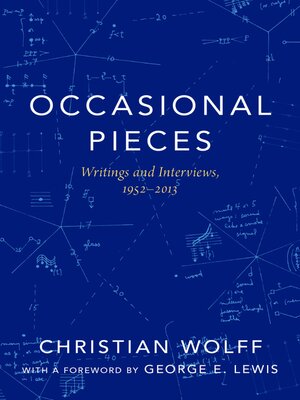 cover image of Occasional Pieces